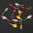 thumbnail image 3 of Opolski 1 Set Ice Fishing Jig Solid Strong Catching Ability Mini High Penetration Sharp Hard Ice Fishing Hook for Outdoor, 3 of 8