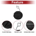 thumbnail image 4 of Cubierta del gancho de remolque delantero derecho para Toyota Yaris 2014-2017, cubierta del gancho de remolque, gancho No.521270D530/521270DB00, plástico sin pintar, 1 Pcs, 4 of 6