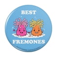 thumbnail image 1 of Best Fremones Frenemies Friend Enemy Funny Humor Pinback Button Pin, 1 of 5