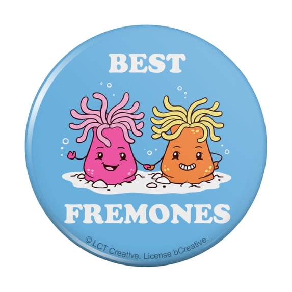 Best Fremones Frenemies Friend Enemy Funny Humor Pinback Button Pin
