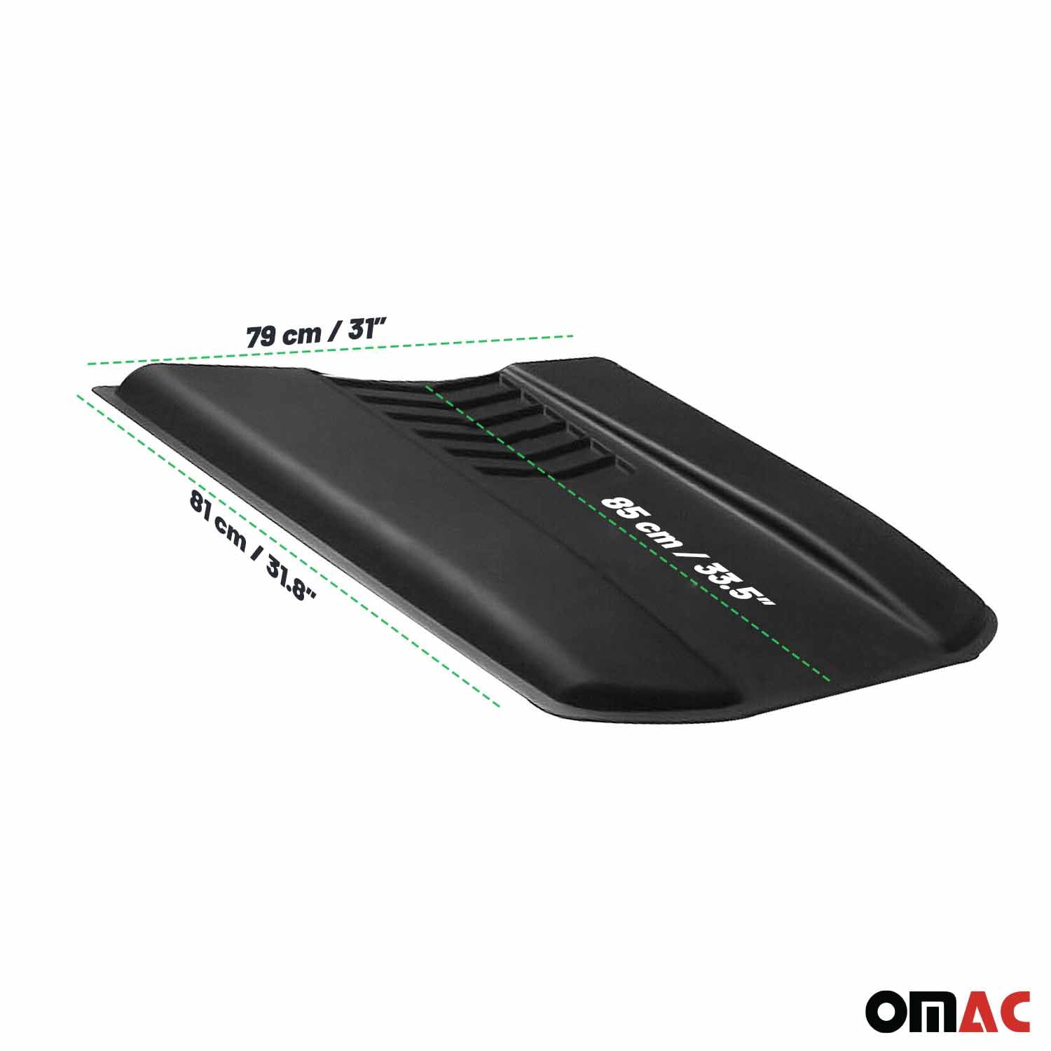 OMAC Hood Scoop Vent Air Flow Intake for Chevrolet Colorado 2004-2012