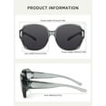 thumbnail image 4 of TINHAO Polarized Sunglasses Fit Over Glasses for Women Oversized Square Ladies Shades with UV400 Protection, 4 of 6
