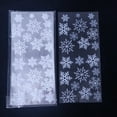 thumbnail image 4 of 100Pcs Snowflake Printed Gift Bags - Transparent Plastic Storage Pouch for Snacks, Nuts, and Bakery Goodies, 4 of 8
