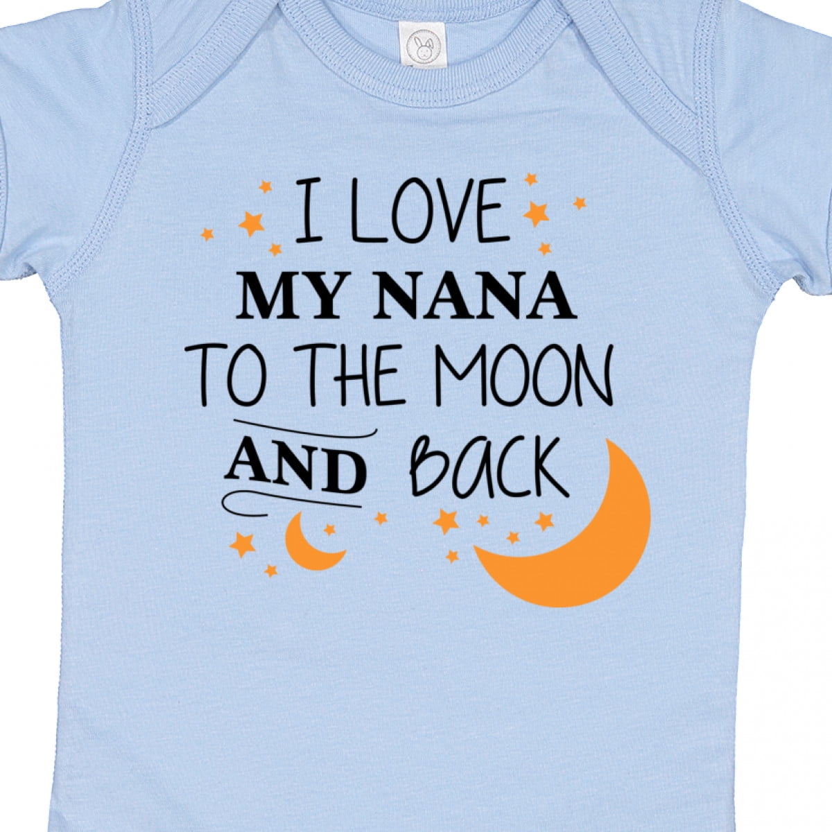 Inktastic I Love My Nana to the Moon and Back Boys or Girls Baby Bodysuit
