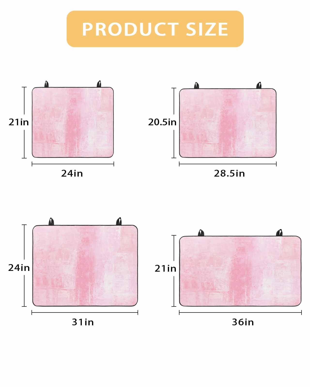 nqOlkjepod Large Induction Cooktop Protector Mat 24"x21", Pink Stove Top Covers for Electric Stove, Retro Oil Painting Modern Abstract Art Aesthetics Stove Burner Cover Mats, Glass Top Stove Cover