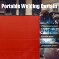 thumbnail image 3 of Hanging Welding Screen, Spark Blocking Welding Screen Easy Installation 5.71x7.68FT  for Car Inspection, 3 of 7