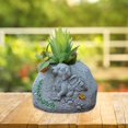 thumbnail image 6 of Stgfyxgs Dog Memorial Stone Dog Grave Marker Animal Statue Plant Container Flower Pot Pet Tombstone for Yard Patio Outdoor Garden Lawn, 6 of 9
