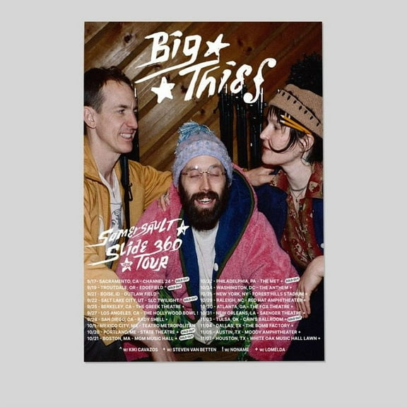 Big Thief Music North American Tour 2025 Poster Size 24''x36'' - Kiloa