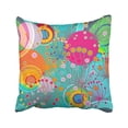 thumbnail image 1 of RYLABLUE Bright Flowers Abstract In Gentle Colors Spring Floral Dandelion Organic Retro Beautiful Pillowcase Pillow Cover 18x18 inches, 1 of 1