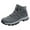 Grey, variant on Leozcaa Women and Men's Waterproof Hiking Boots Outdoor Mid Trekking Lightweight Mountaineering Shoes