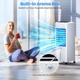 thumbnail image 2 of Windowless Air Conditioner Portable with Aroma Box, 30" Ventless Swamp Cooler with Remote, 2Gal Water Tank, 3 Modes&3 Speeds, 7H Timer, 4IN1 Evaporative Air Cooler for Indoor Room Bedroom Home, 2 of 7