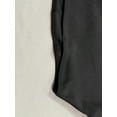 thumbnail image 5 of Plus Size Women's Elegant Black Maxi Dress Flared Hem and Waist Belt Formal Attire, 5 of 6