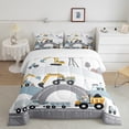 thumbnail image 2 of Castle Fairy Boys Girls Kawaii Truck Queen Comforter Set,Car Theme Bedding Comforter Set, 2 of 8