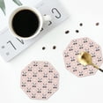thumbnail image 4 of Kdxio Cute Panda Funny Coasters,4 Pcs Leather Coasters,Housewarming Gifts,Protect Furniture from Water Marks Scratch and Damage, 4 of 8