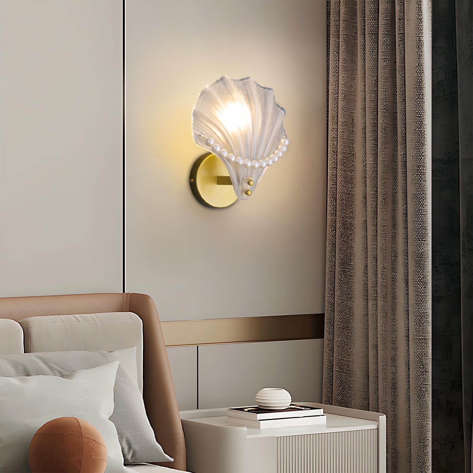 Giunmcul Modern LED Wall Sconce Gold Iron Wall Lamp Warm Light Vanity Mirror Light for Bathroom Corridor Bedroom Living Room Hotel Entry Hardwired 1 Pack 9.1x7.9in
