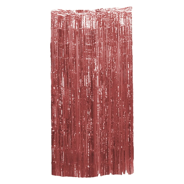 Youkk Glittering Backdrops Shimmer Metallic Streamers For Mesmerizing Decor Premium Easy To Assemble Rose Gold 8.2ft,1pc 1Set