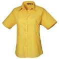 thumbnail image 2 of Premier Short Sleeve Poplin Blouse/Plain Work Shirt, 2 of 2