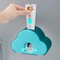 thumbnail image 3 of Aedtie Rack Household Wall Mounted Automatic Lazy Toothpaste Squeezing Device Cloud Toothpaste Rack Bathroom Washing Storage Rack, 3 of 7
