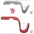 thumbnail image 2 of Car Headrest Hooks - Leather Car Purse Hanger Holder for Hanging Purses, Bags and Coats - 4 Pack/Red, 2 of 7