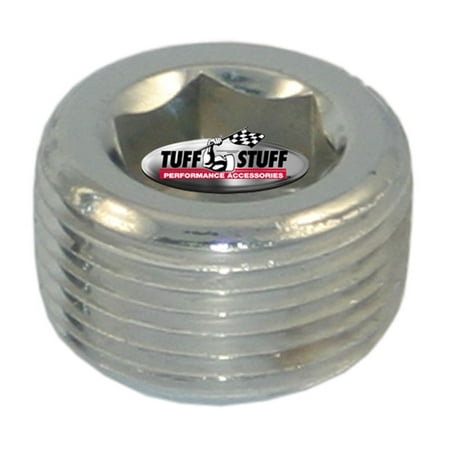 - Tuff Stuff Performance 4450D Water Pump Pipe Plug; 3/4-14 NPT Plug; Chrome;