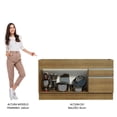 thumbnail image 4 of Mueble de Cocina Para Tarja Madesa Glamy 150 cm 2 Puertas y 2 Cajones (Sin Tablero Ni Tarja) Marrón, 4 of 5