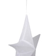 thumbnail image 4 of Northlight Tinsel Foldable Glitter Christmas Star Outdoor Decoration - 30" - White, 4 of 4
