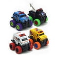 thumbnail image 2 of KYAIGUO 4PCS Kids Baby Car Toys Toddler Engineer Car Toys Alloy Metal Fire Truck Playset Police Vehicle Toys for Age 3+, 2 of 9