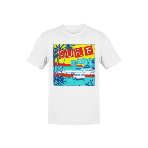 Surf Maui Retro Beach Vibes Men's T-shirt