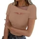 thumbnail image 2 of Ropa para chicas adolescentes,Blusa informal para mujer con cuello en V, manga tres cuartos, poliéster, color liso, uso diario, sopatenor, 2 of 9