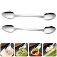 thumbnail image 3 of 1 Set of 2pcs Multifuctional Scraping Spoon Scraper Spoon Fruit Spoon, 3 of 8
