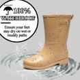 thumbnail image 2 of AUXDIQ Wellington Boots Women Mid-calf Wellies Waterproof Rain Boots Outdoor Garden Shoes, 2 of 6