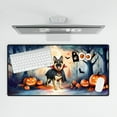 thumbnail image 4 of Happy Halloween Vampire German Shepherd BOO with Pumpkins Fun and Spooky Desk Mat Full Keyboard Mouse Pad Alsatian Dog Lover Gifts Large Mousepad - 00018, 4 of 5