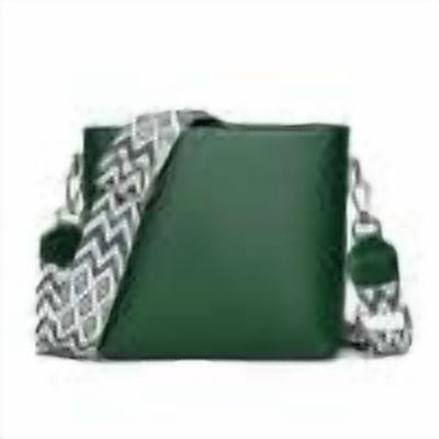 Genuine Leather Shoulder Bag Soft Crossbody Bag Satchel Purse For Women Decor Bag (Green)