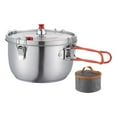 thumbnail image 1 of veasfak Stainless Steel Pressure Cooking Pot Instant Cooking Pot Fast Cooking Pressure Double handle, 1 of 9