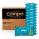 thumbnail image 1 of Compa Wipes Toallitas Húmedas para Adulto XL - Caja con 12 Paquetes (576 Piezas Totales) - Tamaño 17.8 x 17.8 cm - Material Dispersable, 1 of 9