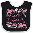 thumbnail image 3 of Inktastic Our First Mother's Day-roses and Daisies Boys or Girls Baby Bib, 3 of 4