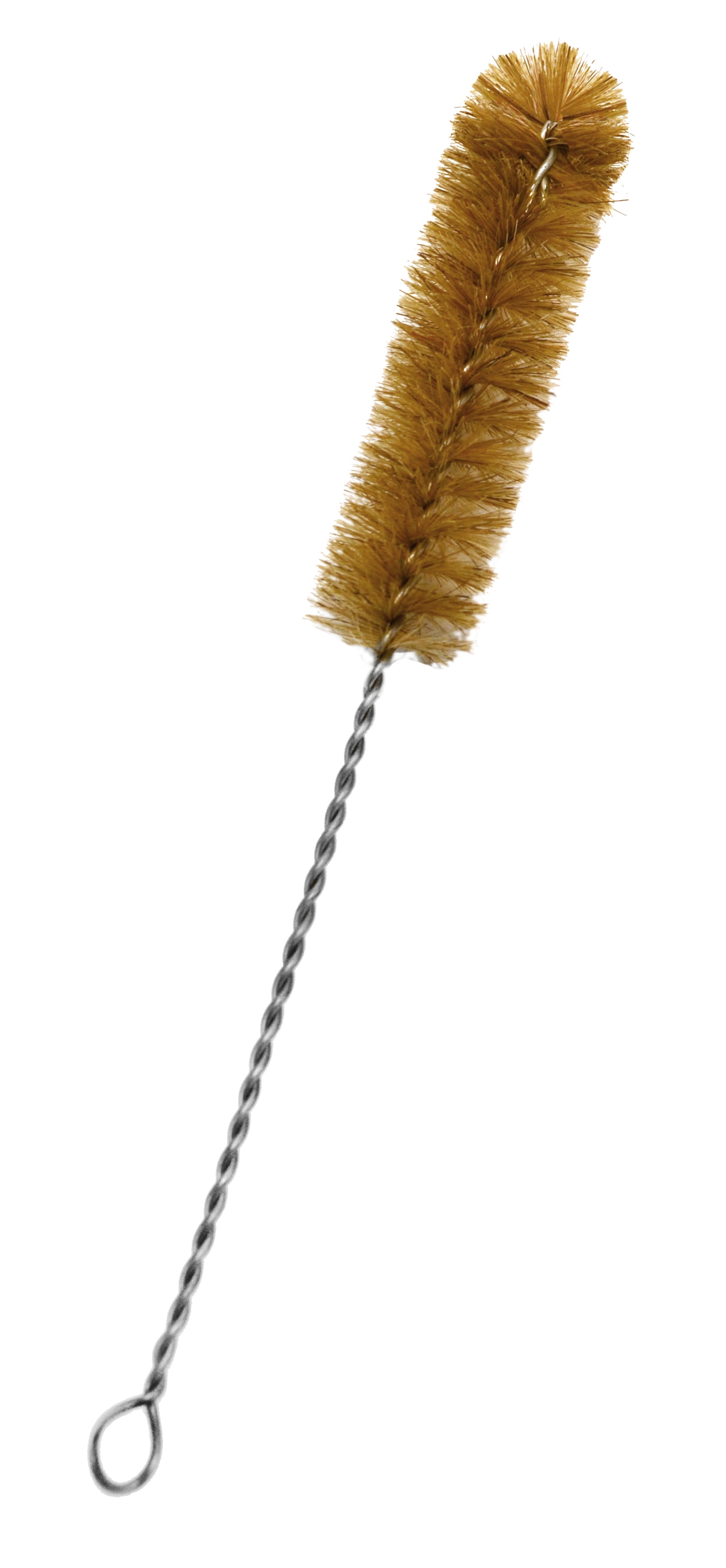 Bristle Cleaning Brush with FanShaped End, 9.25" Twisted Stainless