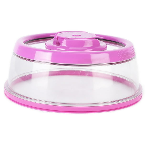 Tapa De Plato De Plato De Contenedor De Alimentos Hermético, Cubierta Fresca Al Vacío Reutilizable Multiusos Cubierta De Plato De Alimentos Al Vacío Sin BPA Para Restaurante ANGGREK No