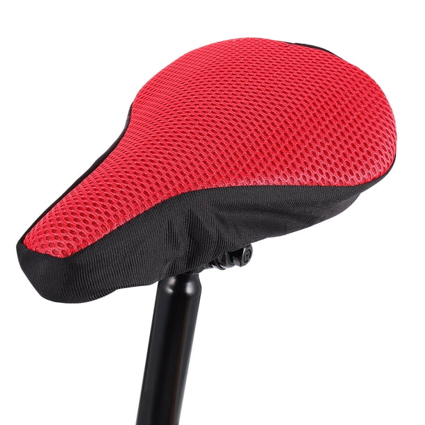 Cubiertas de asiento de bicicleta de malla 3D transpirables Cubiertas de asiento de bloque solar Accesorios de bicicleta