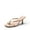 NUDE, variant on Heels for Women Flip Flops Kitten Low Heels Open Square Toe Thong Heeled Sandals, Sexy Fashion Comfort Shoes for Party Casual Slides