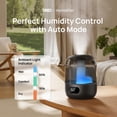 thumbnail image 2 of Humidificador Dreo de 3 litros con relleno superior, 30 horas de funcionamiento, 26 dB, silencioso, negro, 2 of 8