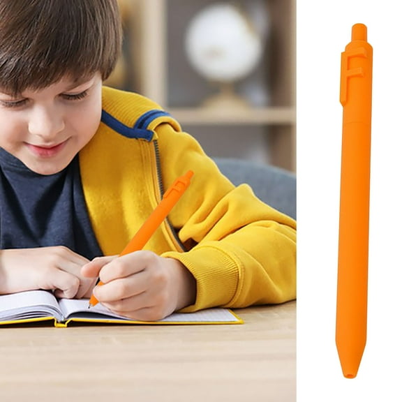 Hxlamzoo 0.5mm Black Pen - Large Capacity Carbon Ink, Quick-Drying & Noise-Free Writing (1 PC)