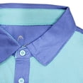 thumbnail image 6 of Head Sportswear Men's 2-Tone Dot Print Polo Shirt, Small Ocean/Wave Runner -, 6 of 6