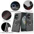 thumbnail image 4 of FIEWESEY For OnePlus 12 5G/ OnePlus 12R 5G Phone Case Shockproof Rugged Kickstand Armor Case Built in Ring - OnePlus 12 5G, Black, 4 of 4