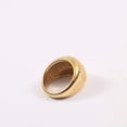 thumbnail image 3 of Womens Titanium Steel Ring Gold Geometric Index Finger Ring Fashion Retro Lantern Design Jewelry Gift for Her, 3 of 9