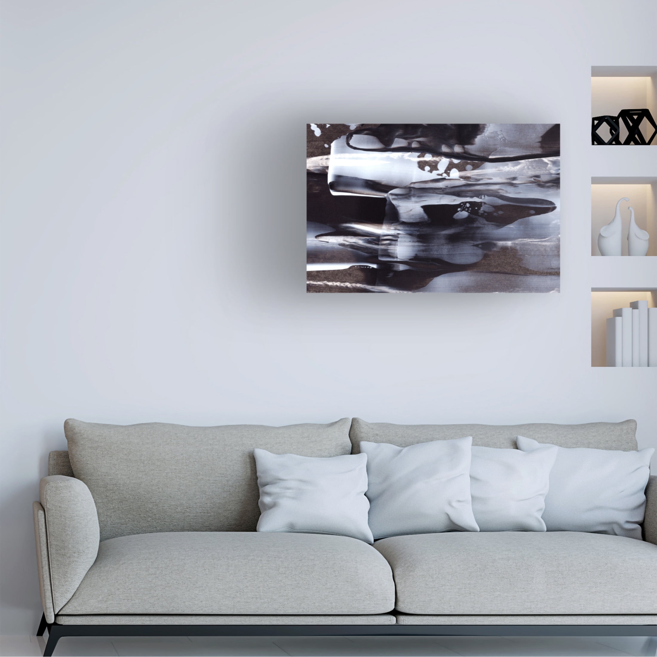 Trademark Fine Art uplusmestudio Fluid Texture Canvas Wall Art