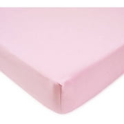 American Baby Co. Cotton Fitted Crib Sheet, Pink