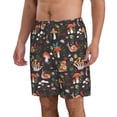 thumbnail image 2 of Naloa Mushroom Snail Men's Beach Shorts, Surfing shorts, Swim trunks, Quick Dry Swim Trunks for Surfing Beach Fun - Large, 2 of 9