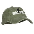 thumbnail image 5 of Halloween Walker Embroidered Washed Cap - Green OSFM, 5 of 5