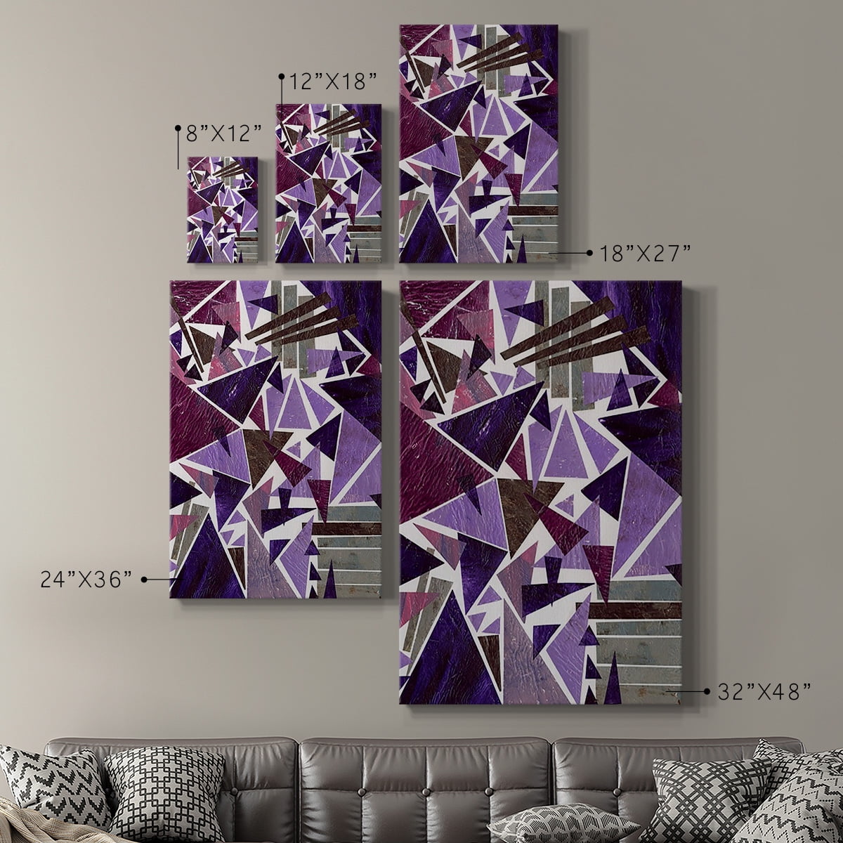 Purple Dream II Premium Gallery Wrapped Canvas - Ready to Hang